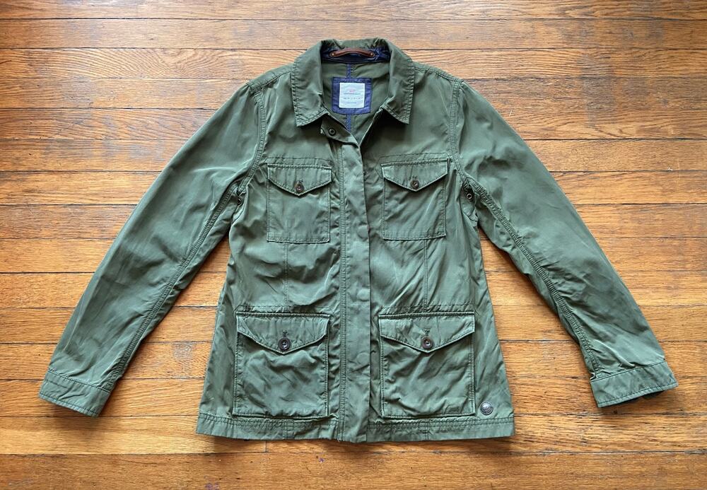 VINEYARD VINES Army Green Utility Jacket Womens sz S